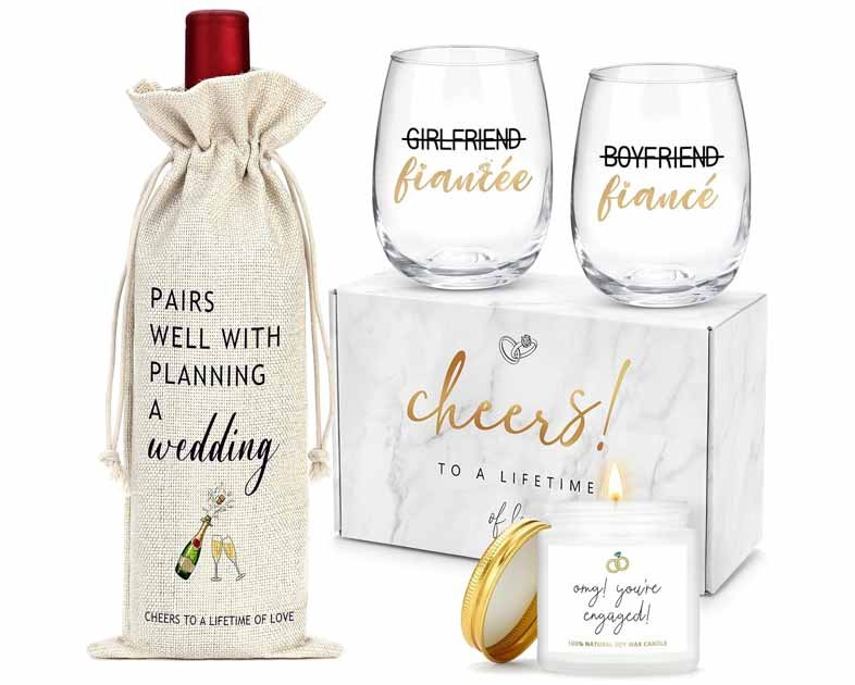 Engagement Gifts for Couples Women Newly Engaged