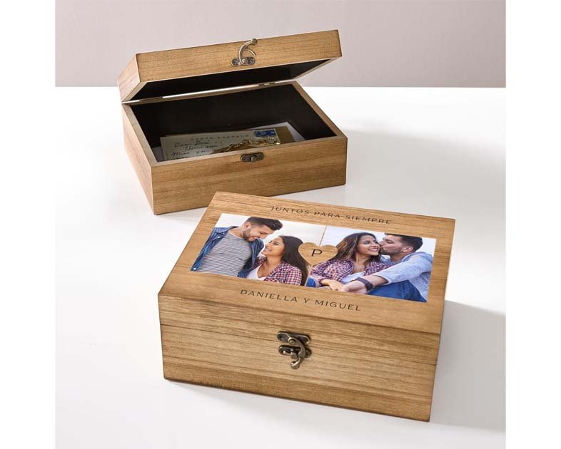 Let's Make Memories Personalized Wooden Keepsake Box