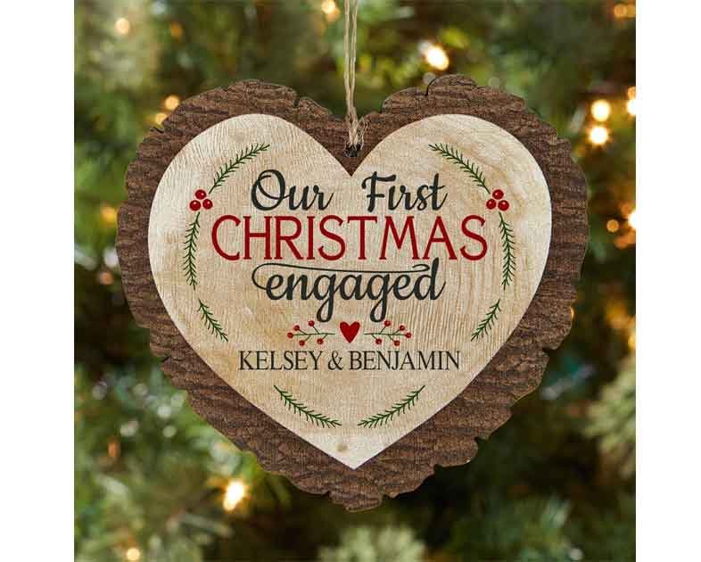 Let’s Make Memories Personalized First Christmas Engaged