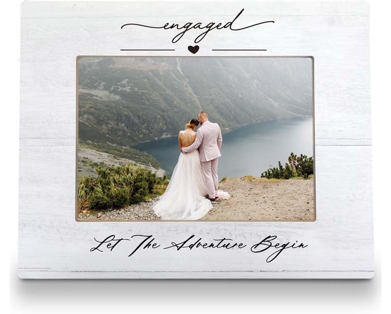 Engagement Wedding Engaged Picture Frame 8x10