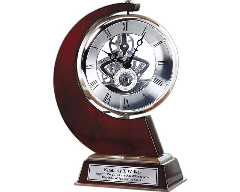 Large Gear Da Vinci Desk Clock Which Rotates 360 Degrees