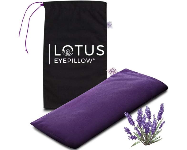 Lotus Weighted Lavender Eye Pillow