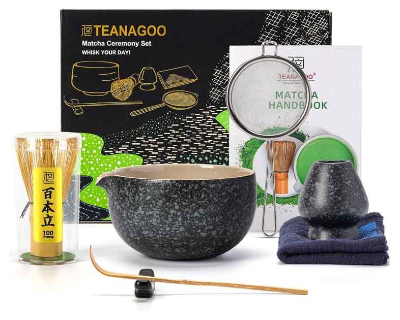 TEANAGOO Matcha Whisk Set Black