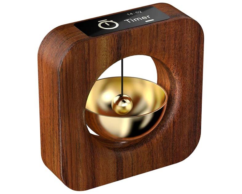 Elegant Wooden Pomodoro Timer Cube Original