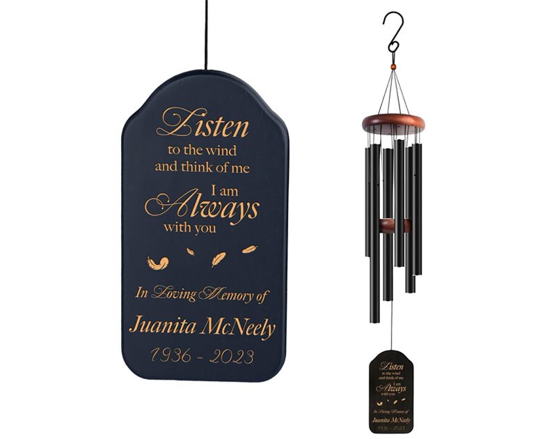 Memorial Wind Chime Personalized with Name & Date