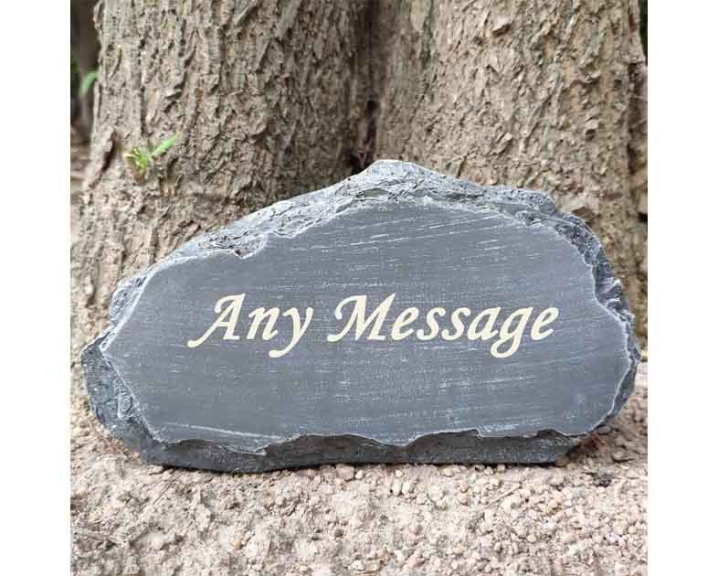 Personalized Garden Stones Engraved with Any Message