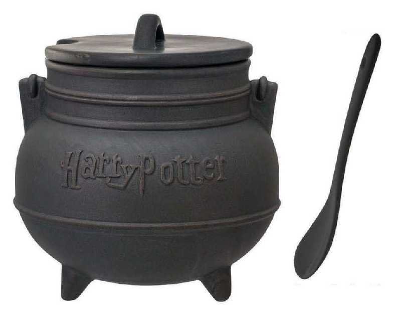 Harry Potter Ceramic Cauldron Soup Mug with Spoon