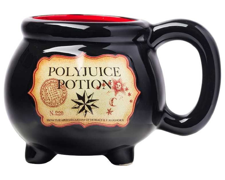 Silver Buffalo Warner Bros Harry Potter Polyjuice Potion Cauldron 3D Sculpted Ceramic Coffee Mug, 20 Ounces