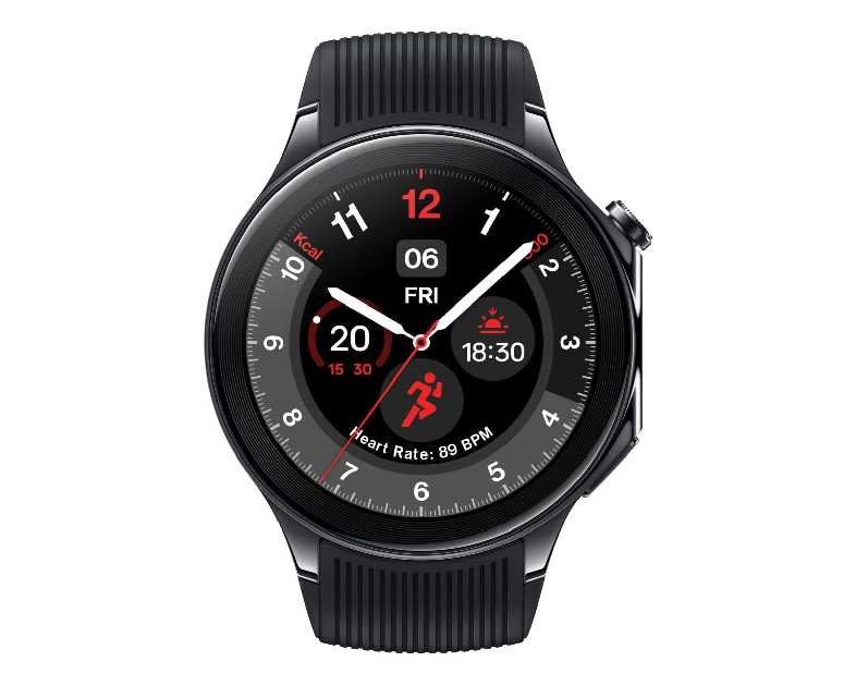 ONEPLUS Watch 2, 32GB, 100-Hour Battery, Health & Fitness Tracking, Sapphire Crystal Design, Dual-Engine, Wear OS by Google
