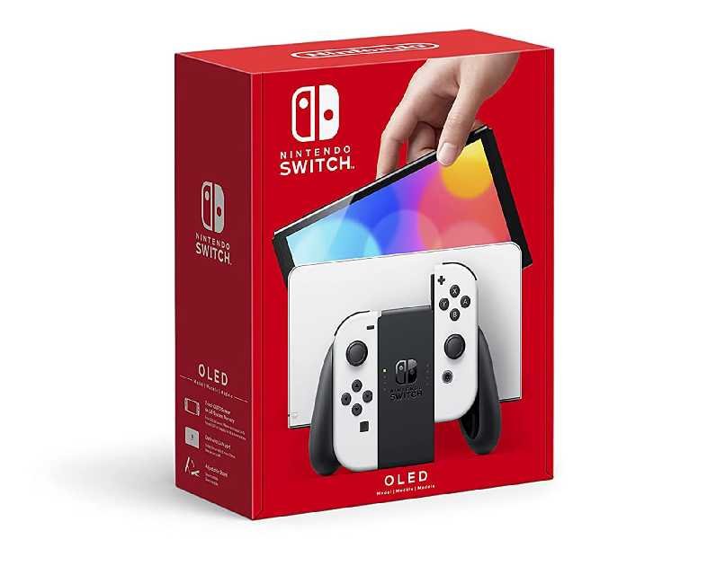 Nintendo Switch – OLED Model w/White Joy-Con