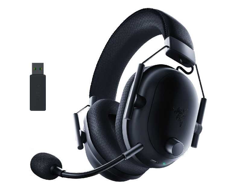 Razer BlackShark V2 Pro Wireless Gaming Headset: Super Wideband Mic - Pro Tuned FPS Profiles - 50mm Drivers - Plush Noise Isolating Earcups - 70 Hr Battery - Bluetooth - for PC, PS5, Switch 2 - Black
