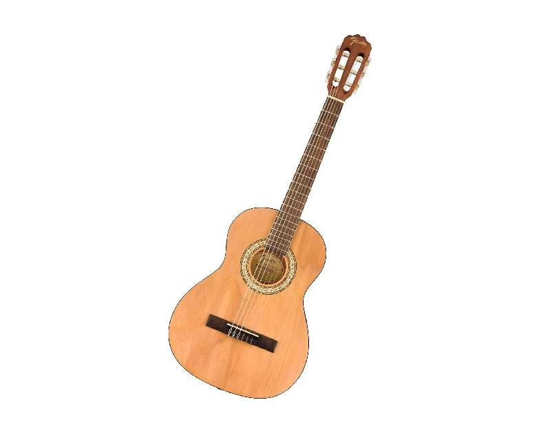 Fender FA-25N 3/4 Size Nylon String Acoustic Guitar, Beginner Guitar, with 2-Year Warranty, Perfect Beginner Guitar for Kids that is Easy on Fingers, Includes 3 Months of Free Lessons, Natural