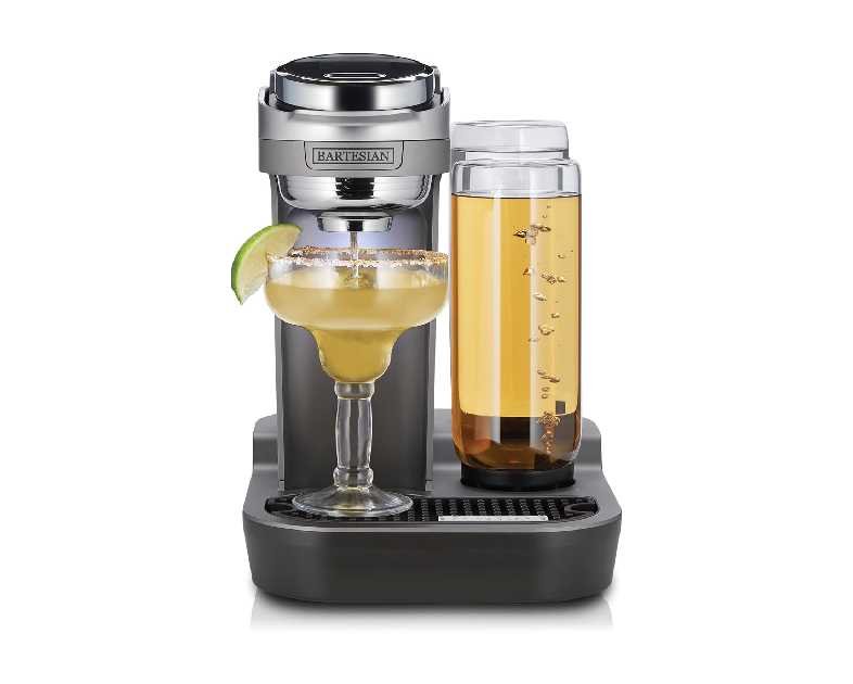 Bartesian Duet Cocktail Machine and Margarita Maker - Compact Home Bartender Mixologist Drink Mixer with 2 Glass Spirit Bottles - Automatic Machine Creates Premium Cocktails and Mocktails in Seconds