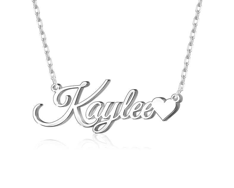 Custom Name Necklace Personalized Sterling Silver Necklaces for Women Customized Name Necklaces Pendant Jewelry Gifts for Women