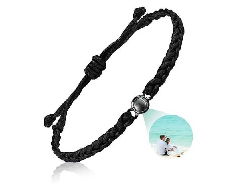 SUPHELPU Custom Bracelets with Picture Inside