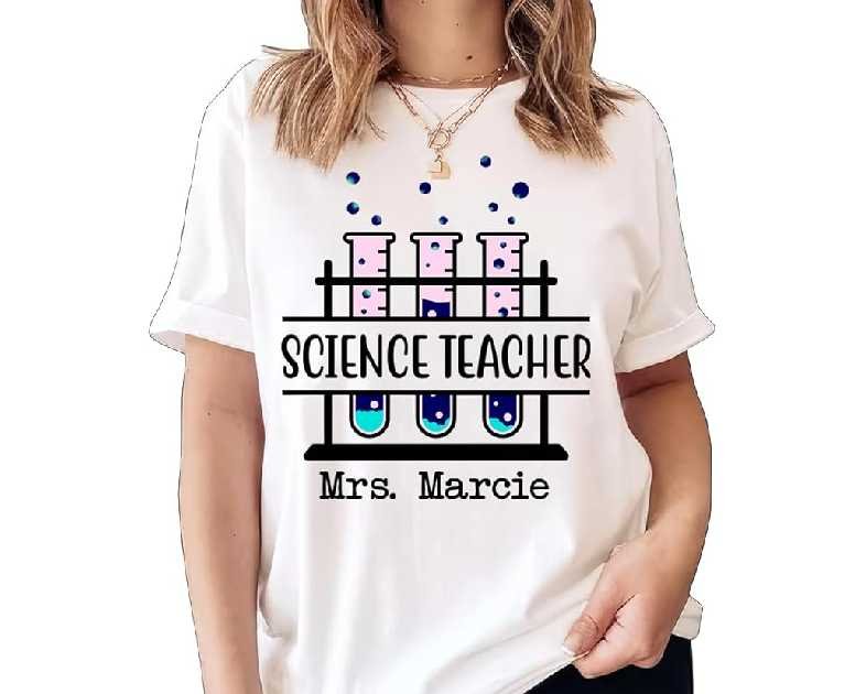 Personalized Kindergarten Teacher Shirts - First to Second Grade, Customizable