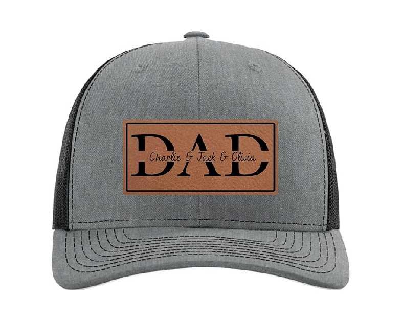 Custom Hat for Dad, Husband, Boyfriend, Daddy - Personalized Trucker Caps for Him - Birthday Gift for Men