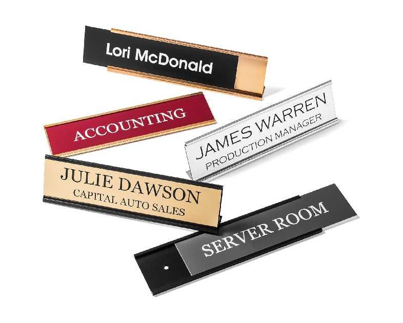 Providence Engraving Personalized Desk Name Plates