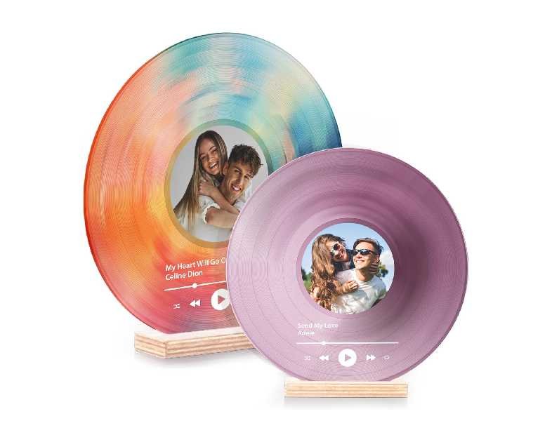 Personalized Vinyl Record, Decorative Vinyl Record with Custom Photo