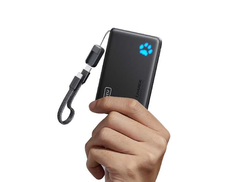 INIU Portable Charger, Ultra Slim 10000mAh 45W PD Power Bank, USB C in&Out Fast Charging Battery Pack, Travel Essential Phone Powerbank Compatible with iPhone 17 16 15 Samsung S22 S21 Google iPad etc