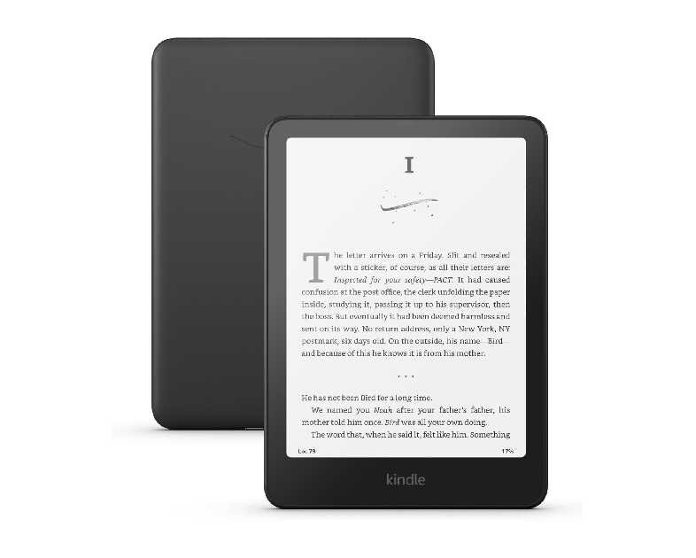 Amazon Kindle Paperwhite 16GB (newest model) – Our fastest Kindle ever, with new 7" glare-free display and weeks of battery life – Black