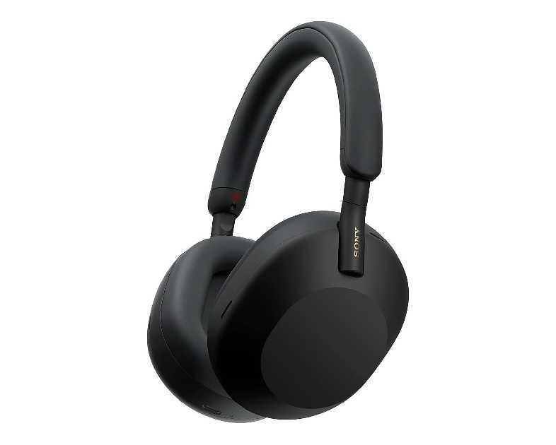 Sony WH-1000XM5 Premium Noise Canceling Headphones, Auto NC Optimizer, 30-Hour Battery, Alexa Voice Control, Black