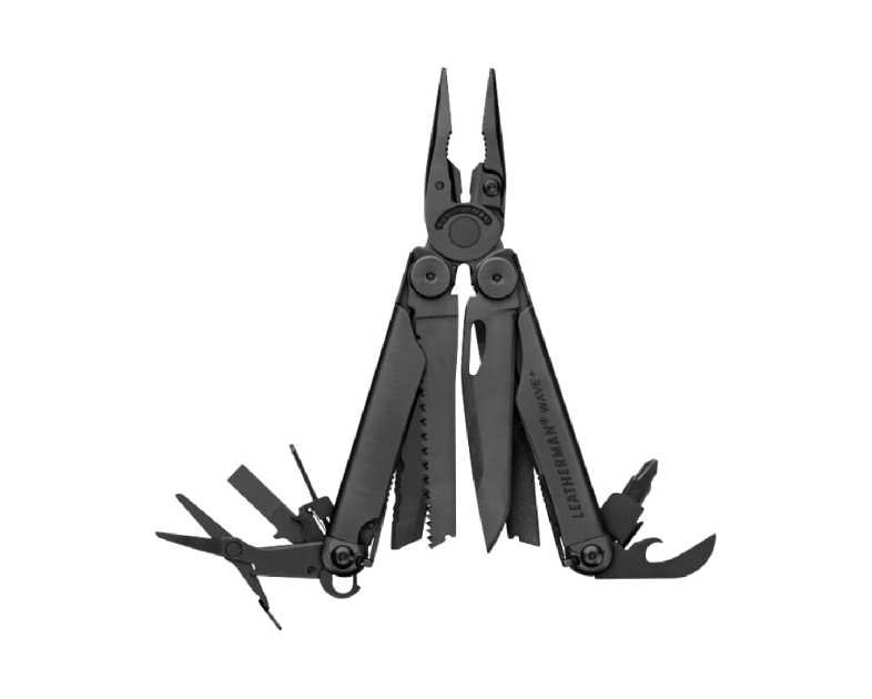 LEATHERMAN, Wave+, 18-in-1 Full-Size, Versatile Multi-tool for DIY, Home, Garden, Outdoors or Everyday Carry (EDC), Black