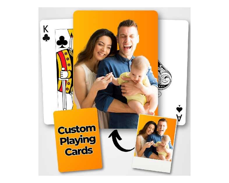 Playing Card Deck Personalized Playing Cards with Photo