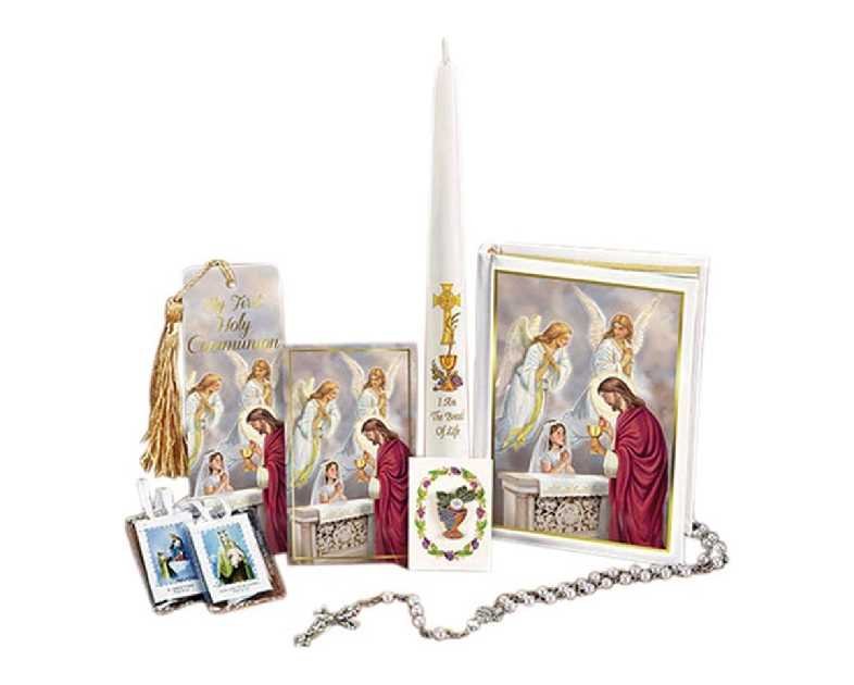 First Holy Communion Girls Blessed Sacrament My Deluxe Boxed Gift Set