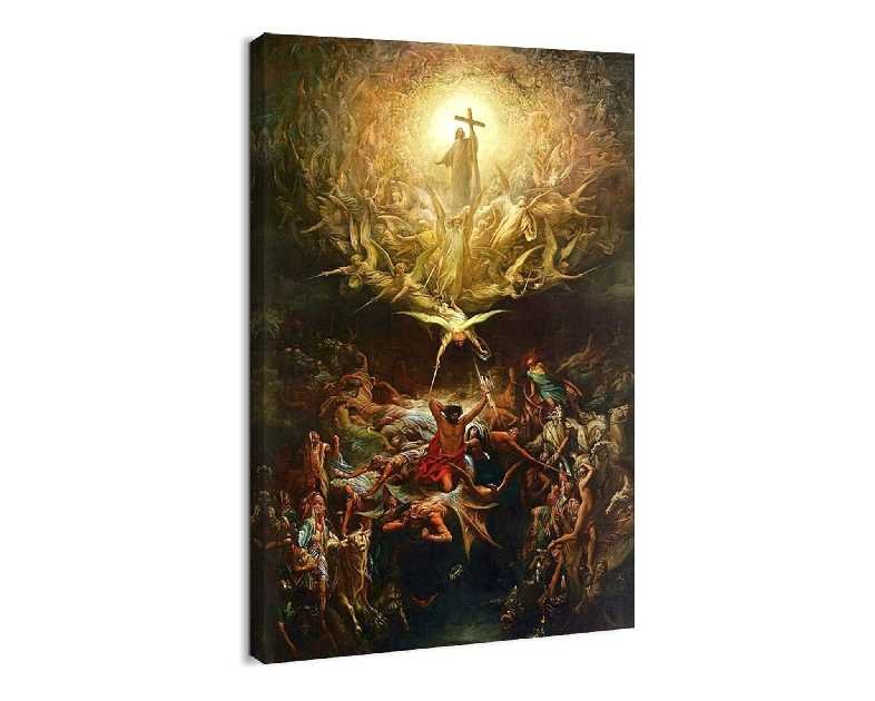 Canvas Print Wall Art - The Triumph of Christianity Over Paganism by Gustave Doré - 24x36 inches