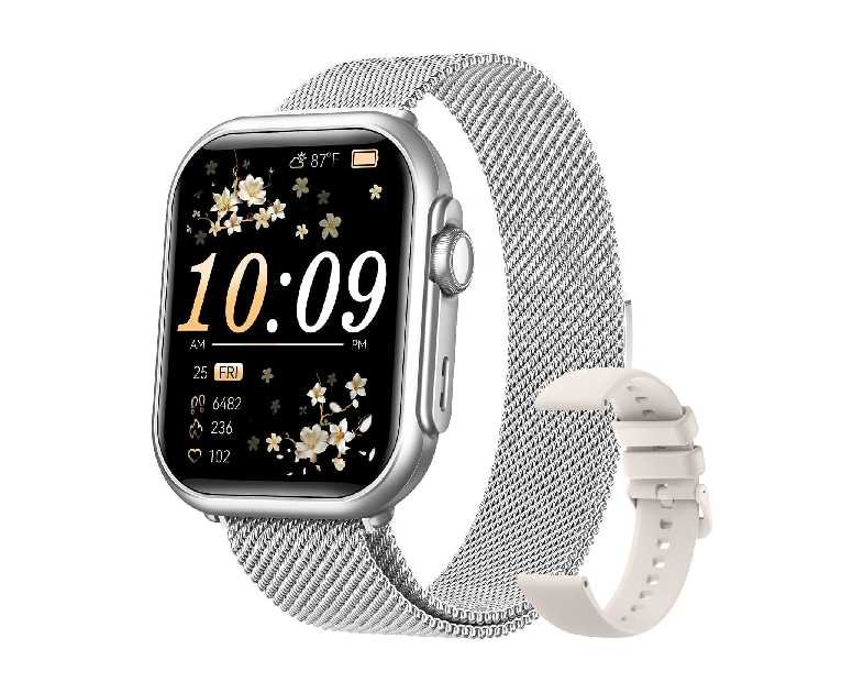 1.83" HD Smart Watch, 30 Days Battery Life, Sleep/Heart Rate/SpO2/Blood Pressure Monitor, Calls/Messages/Notifications, 5ATM 110+ Sports Modes Fitness Tracker Watch, for Women & Men/ Android & iPhone