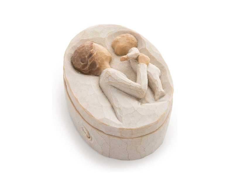Willow Tree Grandmother, Love that Transcends the Years, Box for Jewelry and Treasures, Reminder of Those you Love who Call you Grandma, Sculpted Hand-Painted Keepsake Box