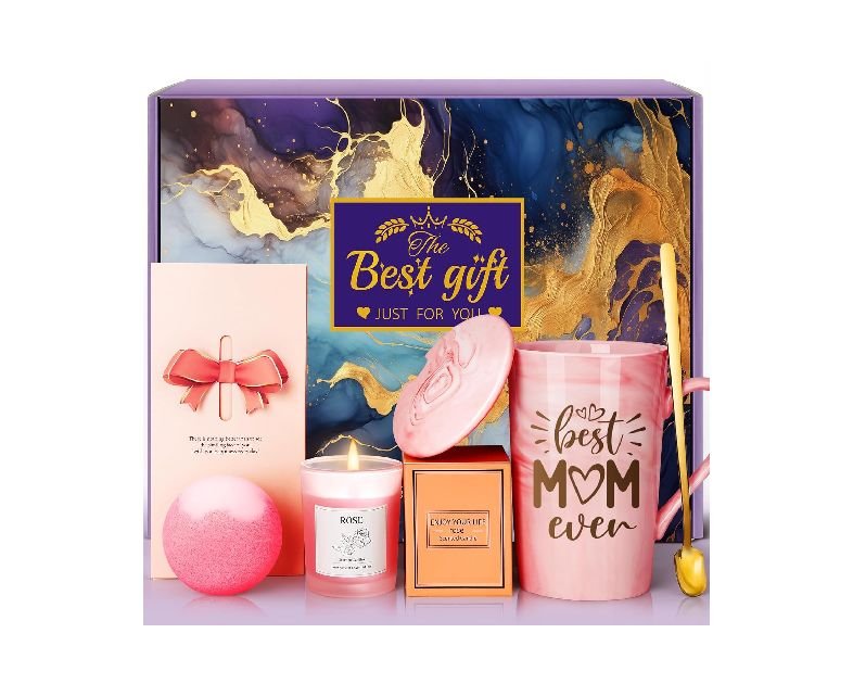 Birthday Gifts for Mom, Wife, Grandma, Sister, Friends: Unique Birthday Gifts Baskets Set for Personalized Best Mom Ever from Daughter Son, Spa Presents for Christmas, Mothers Day