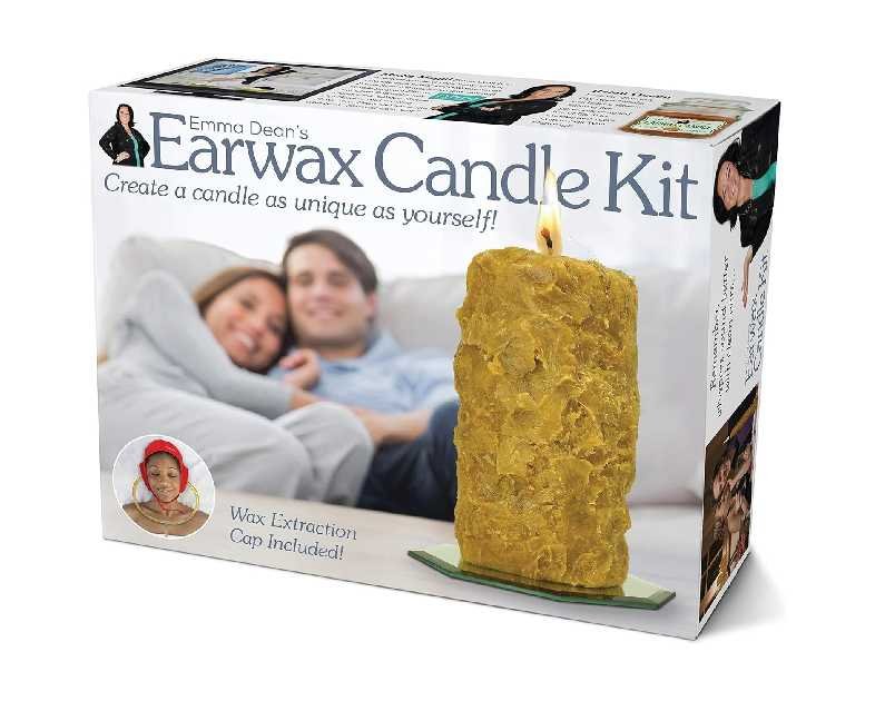 Prank-O Earwax Candle Kit – Funniest Prank Gift Box | Hilarious Empty Gag Gift for White Elephant & Christmas 2025 | Funny Gift Box for Coworkers, Friends & Men Who Have Everything, As Seen on Shark Tank