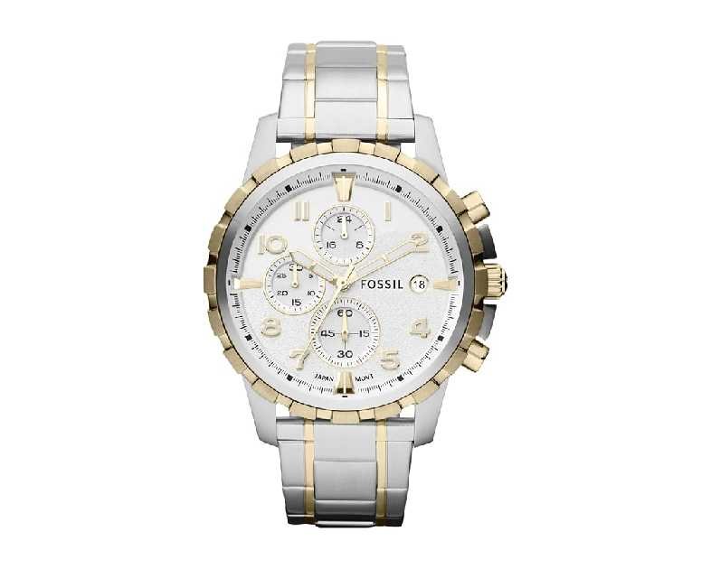 Fossil Men's Dean Quartz Stainless Steel Chronograph Watch