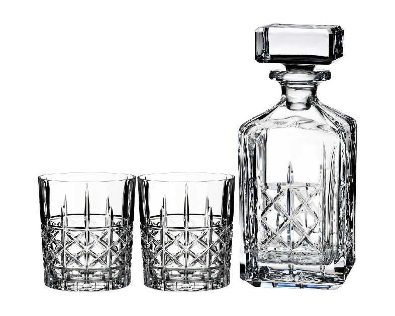 Marquis Brady Double Old Fashioned, Pair with Decanter
