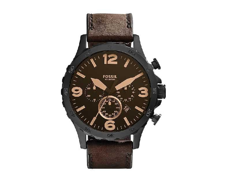 Fossil Men's Nate Quartz Stainless Steel Chronograph Watch