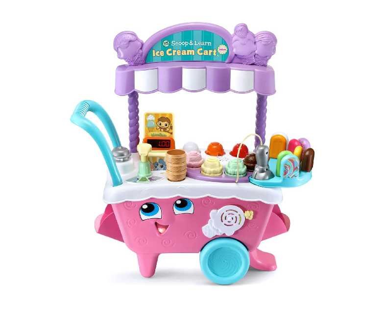 LeapFrog Scoop and Learn Ice Cream Cart Deluxe (Frustration Free Packaging), Pink