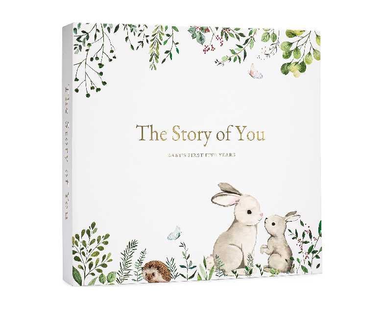 Keepsake Memory Book for Baby Boy or Girl Timeless First 5 Year Baby Book A Milestone Book to Record Every Event from Birth to Age 5 Gender Neutral Journal Scrapbook Photo Album