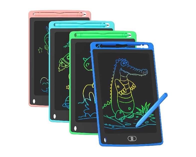 4 Pack LCD Writing Tablet for Kids, 8.5 Inch Colorful Doodle Board Drawing Tablet, Educational Learning Toys Birthday Gifts for Boys Girls Age 3 4 5 6 7 8