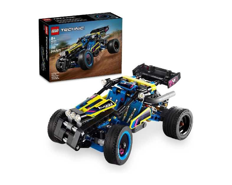 LEGO Technic Off-Road Race Buggy Buildable Car Toy, Cool Toy for 8 Year Old Boys, Girls and Kids who Love Rally Contests, Race Car Featuring Moving 4-Cylinder Engine and Working Suspension, 42164