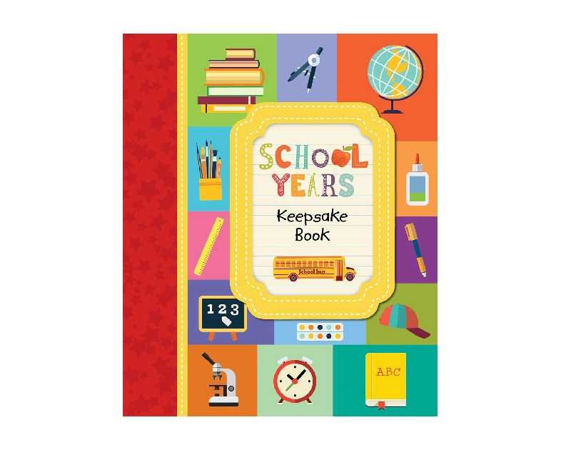 School Years Keepsake Book: Record Memories From Kindergarten Through Eighth Grade