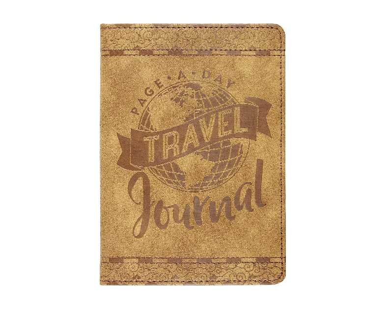 Page-A-Day Artisan Travel Journal (Diary, Vegan Leather Notebook)