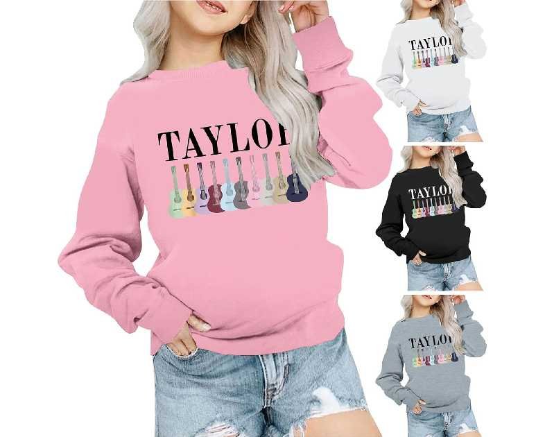 Graphic Sweatshirt Girls Music Love Tops Crewneck Pullover