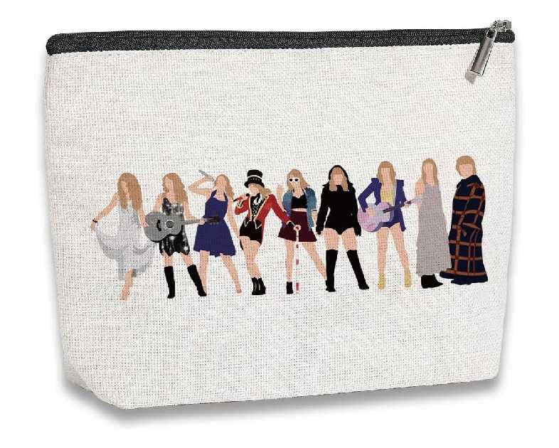 Music Lover Gifts for Women, Album Inspired Gift, Song Lovers Gift, Makeup Bag Gifts for Mom Daughter Sister Friend BFF Girls, Singer's Merchandise, Travel Toiletry Makeup Organizer Zipper Pouch