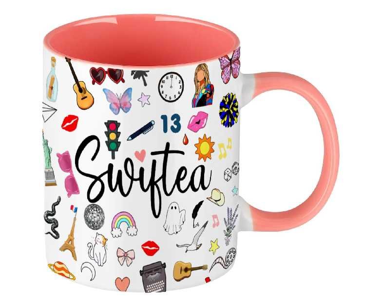 QualityLife Coffee Mug for Singer Fans,Singer Inspired Coffee Cup - 11 Ounce - Gift for Women - Singer Albums Gifts for Women Fans Merch for Swiftea