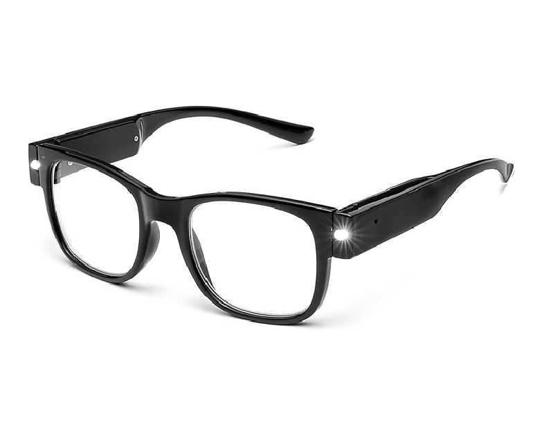SKYWAY Reading Glasses Lighted Rechargeable Bright LED Readers with Lights Eyewear Clear Vision Unisex