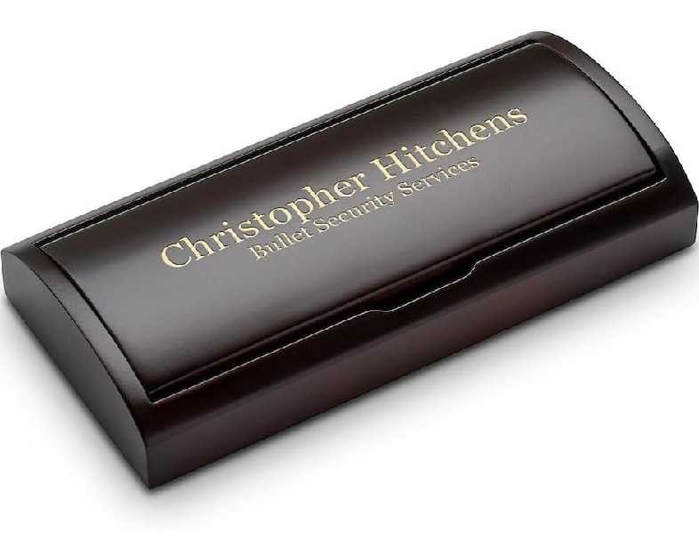 Executive Gift Shoppe | Personalized Ballpoint Pen & Pencil Set in Rosewood Box with Custom Engraving