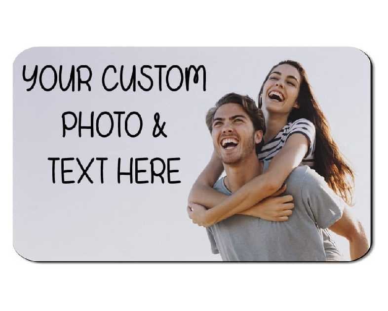 Style In Print Mouse Pad Custom Personalized Photo Picture & Text Neoprene Office Supplies & Gaming Computer Desk Accessories Rectangle Shape