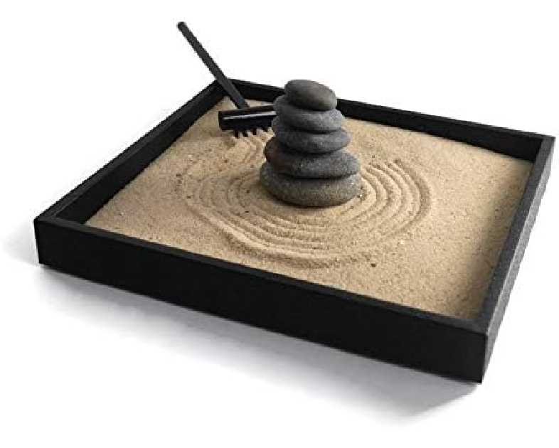 Stacking Stones Handmade Zen Garden Desktop Gift Ideas for Office Decor Relaxing Desk Accessories Natural Kit with Stackable Rocks for Relaxation and Stress Reduction